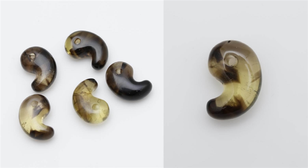 黒水晶/水晶MIX古代勾玉