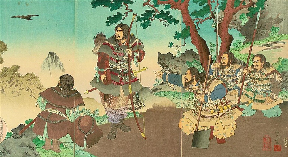 安達吟光 神武天皇東征之図