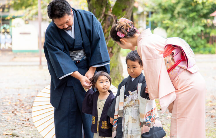 七五三やお宮参りなどの行事参拝の際の服装