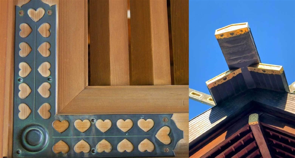 境内の建築物に目をこらせば、沢山見つける事ができます