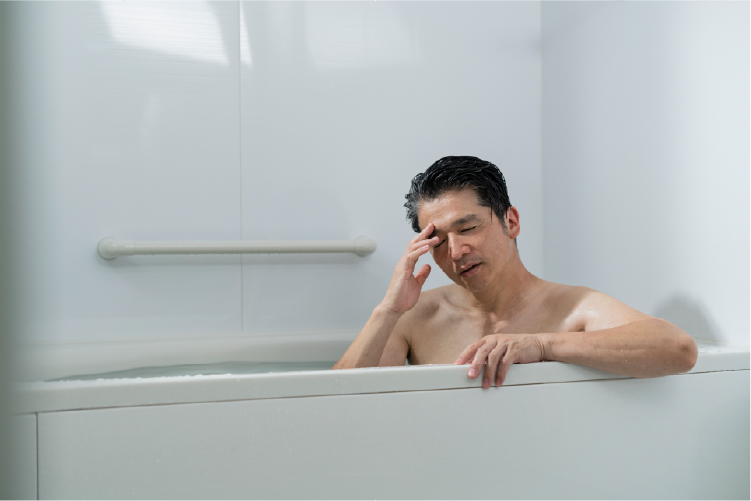 年またぎのお風呂