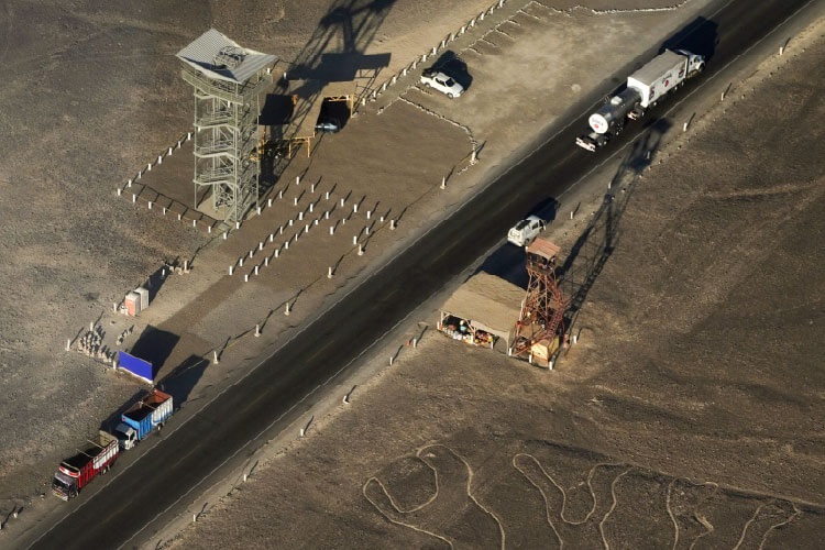 観測塔から見る