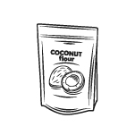 ココナッツフレークやパウダー