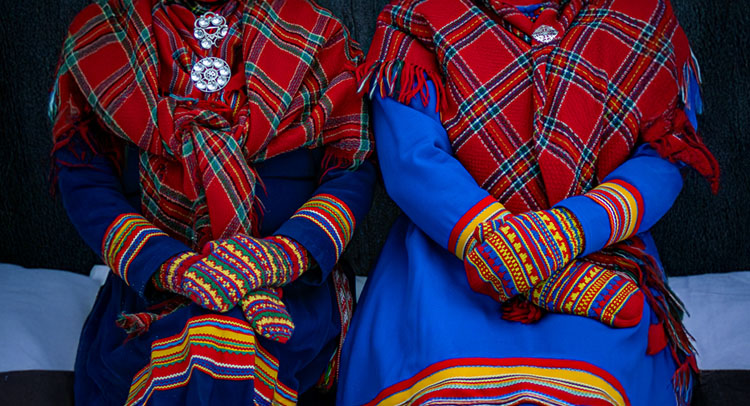 サーミ族の伝統衣装「コルト(Kolto)」