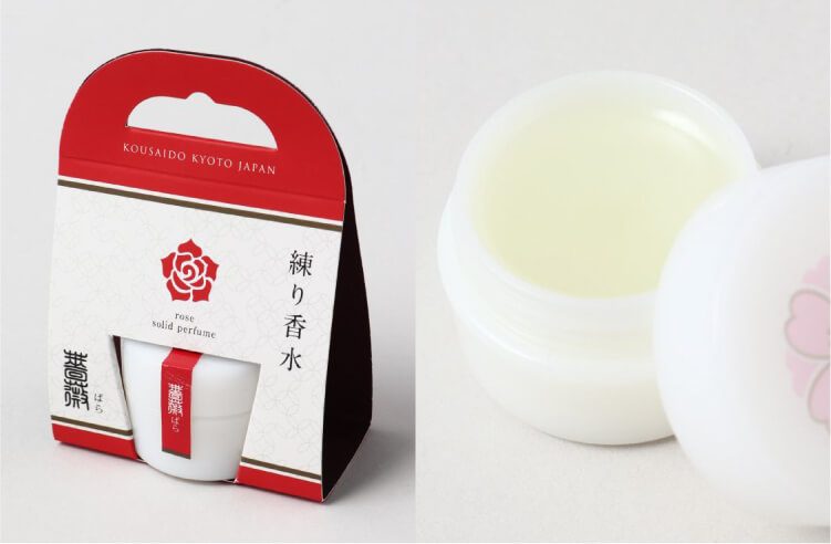 花の練り香水 薔薇