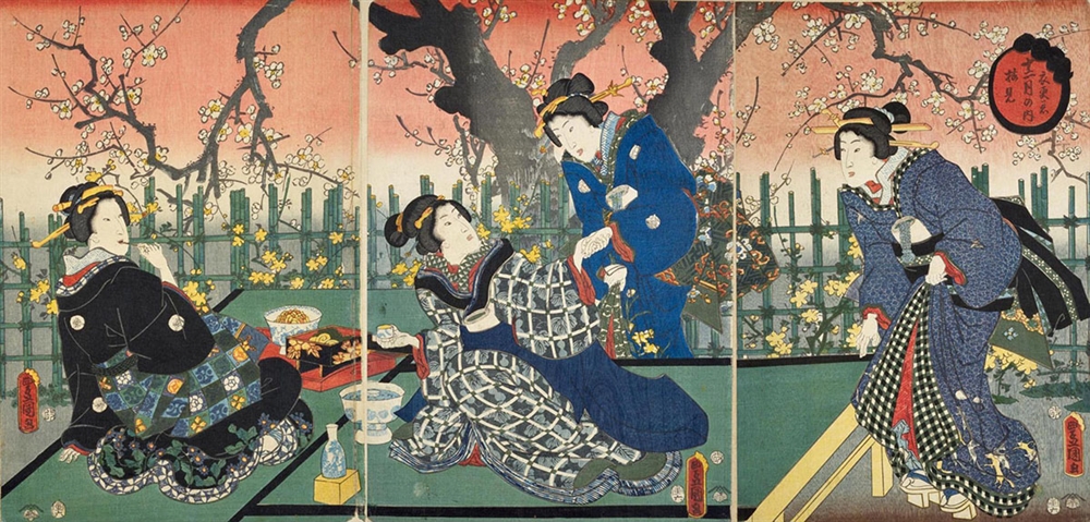 十二月ノ内　衣更着梅見