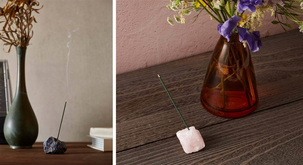 ローズクォーツの石香立て