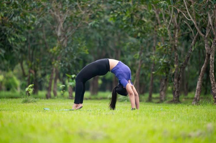 ウルドゥヴァ・ダヌラアーサナ（ブリッジ／上向きの弓のポーズ）