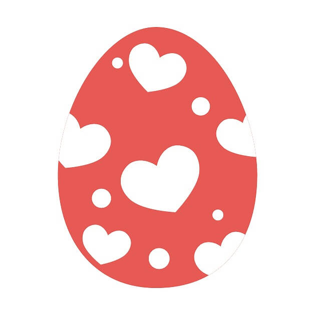 イースターエッグ赤