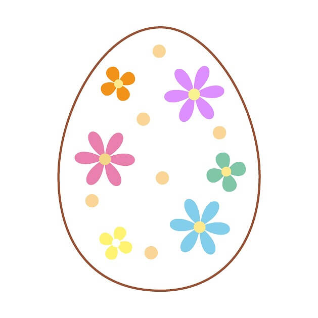 イースターエッグ白