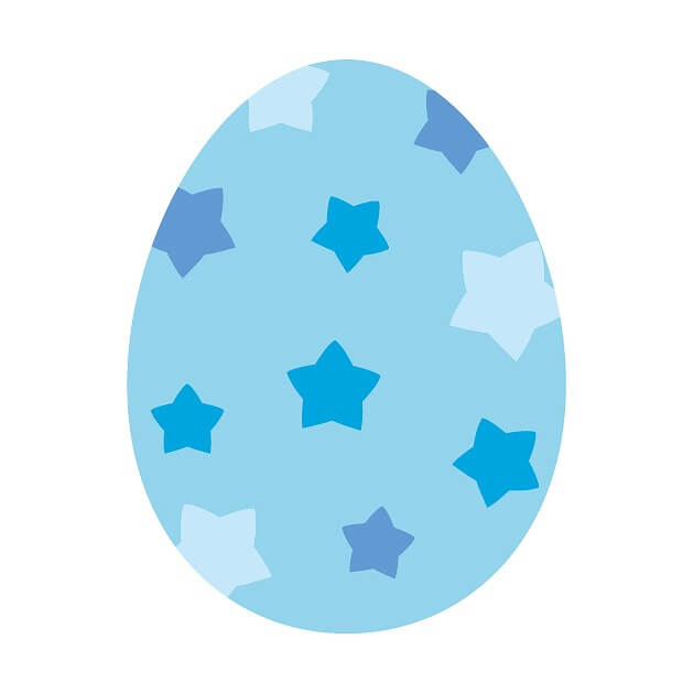 イースターエッグ青