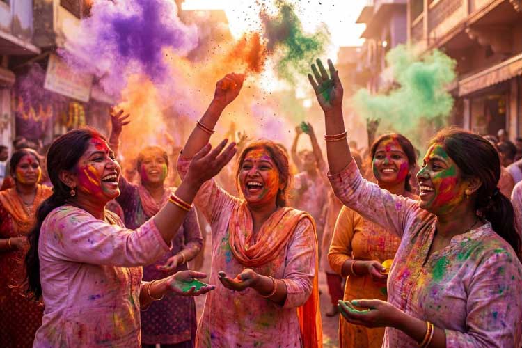 ホーリー祭（インドの色彩の祭典）
