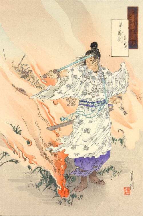 草薙剣にまつわる神話②　倭姫命がヤマトタケルに授ける