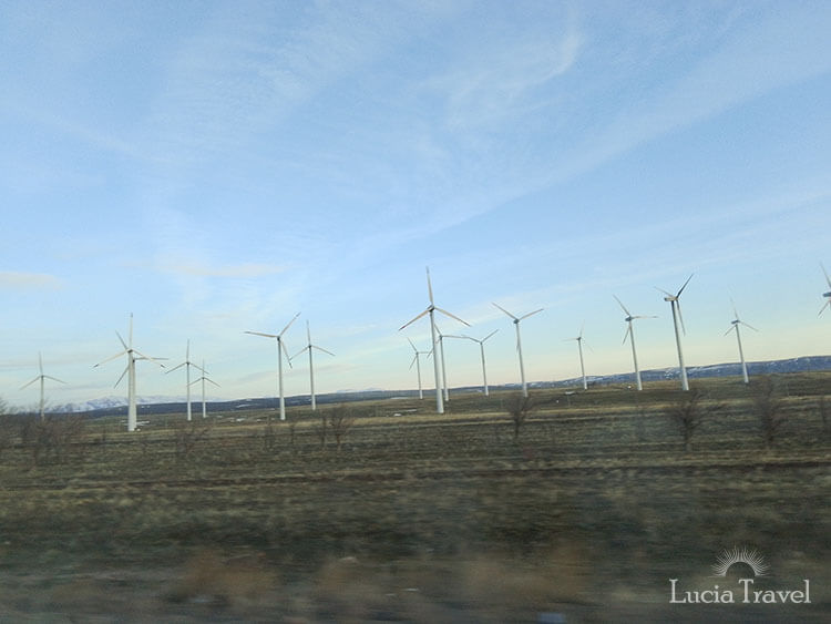 公式バスの半分の時間で到着