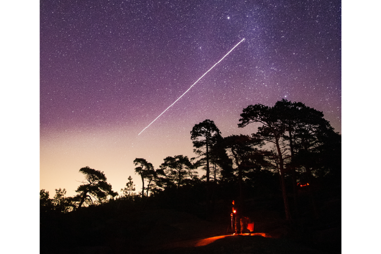 8月は流れ星が見やすい季節