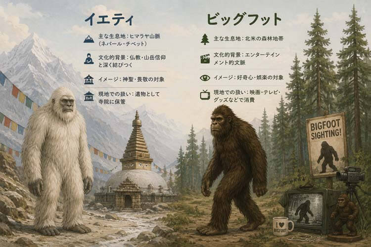 違い：文化背景が生むキャラクターの差