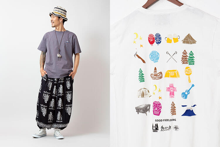 マテリエラメンズTシャツ【Amina×grn×ogawaコラボ】