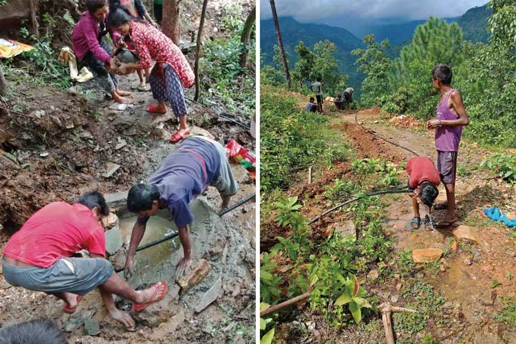 Water Line Project ネパール大震災で水源を失った山村に水道を作ろう！06
