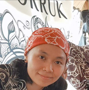 タイの女性アーティスト、ヘナペインター