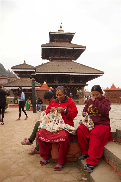 ネパールのかぎ針編みとSDGs05