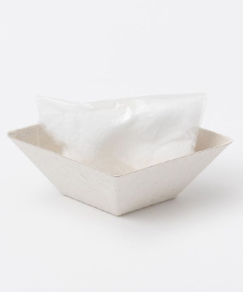 麻紙のひし形皿入り お試しサイズ盛り塩