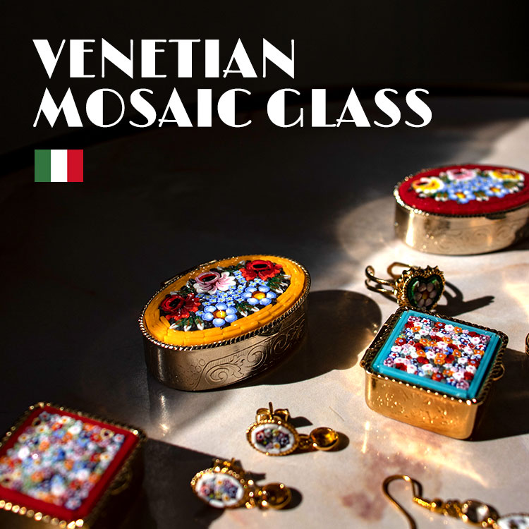 鮮やかな色彩に魅了される！フィレンツェのベネチアンモザイクガラス